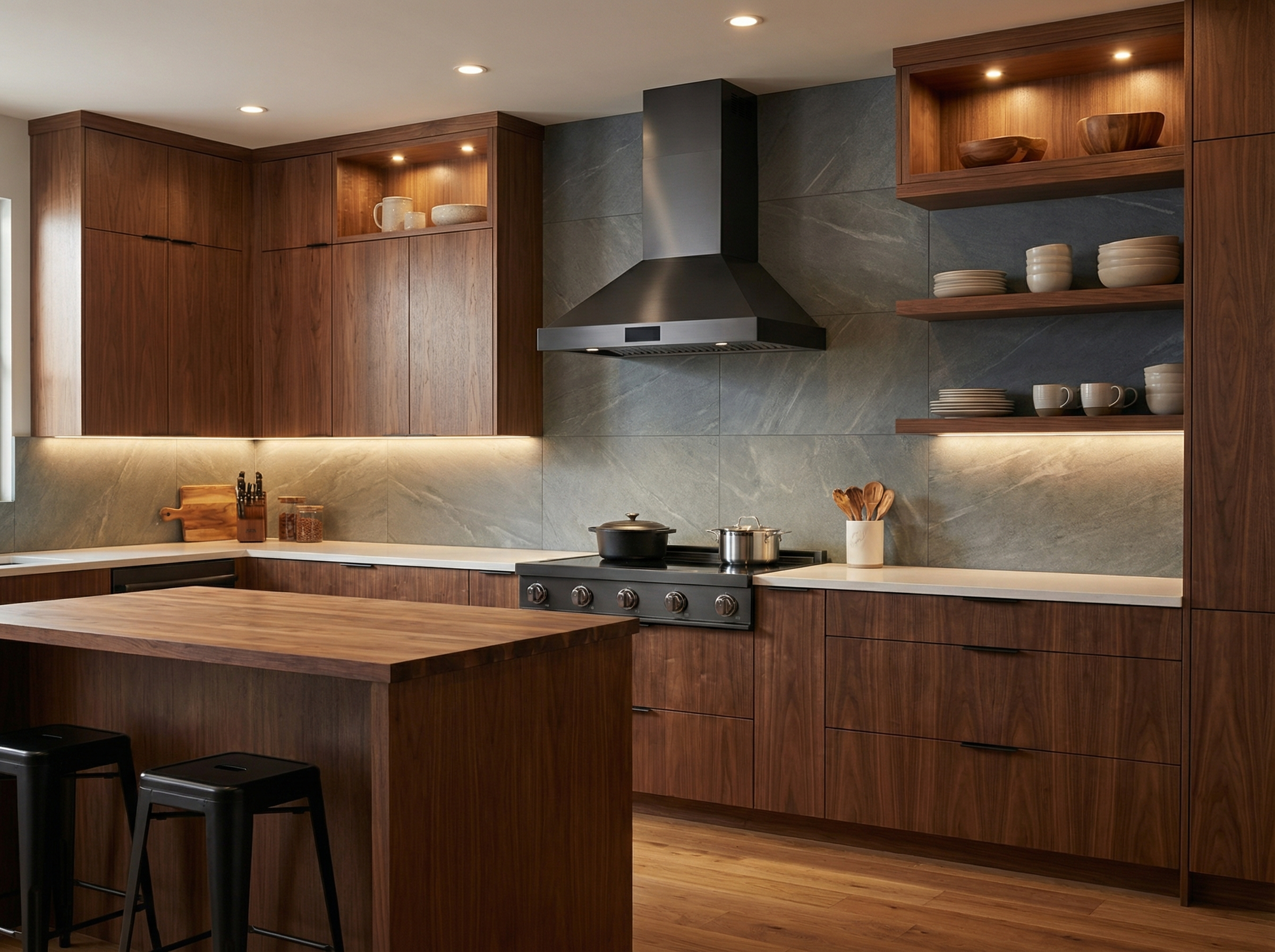 36″ Induction Cooktop – Black Steel