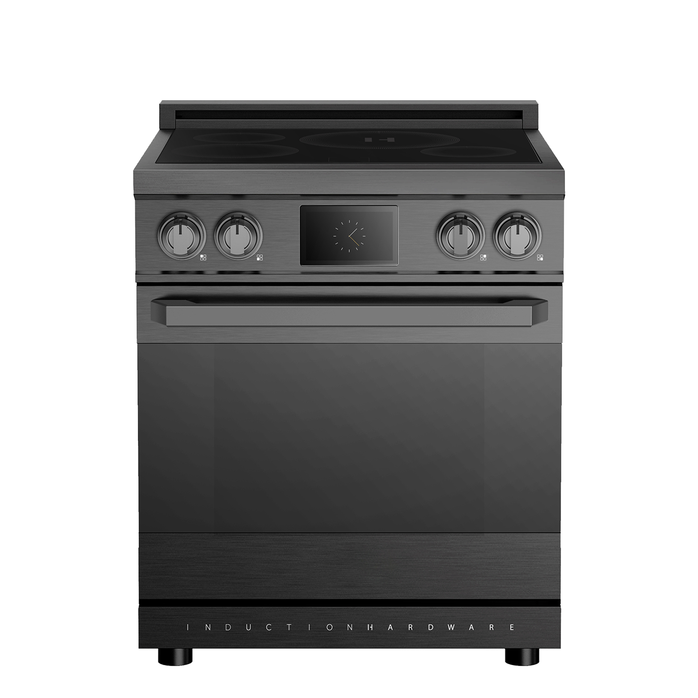 30 Inch Smart Induction Range in Black Stainless Steel