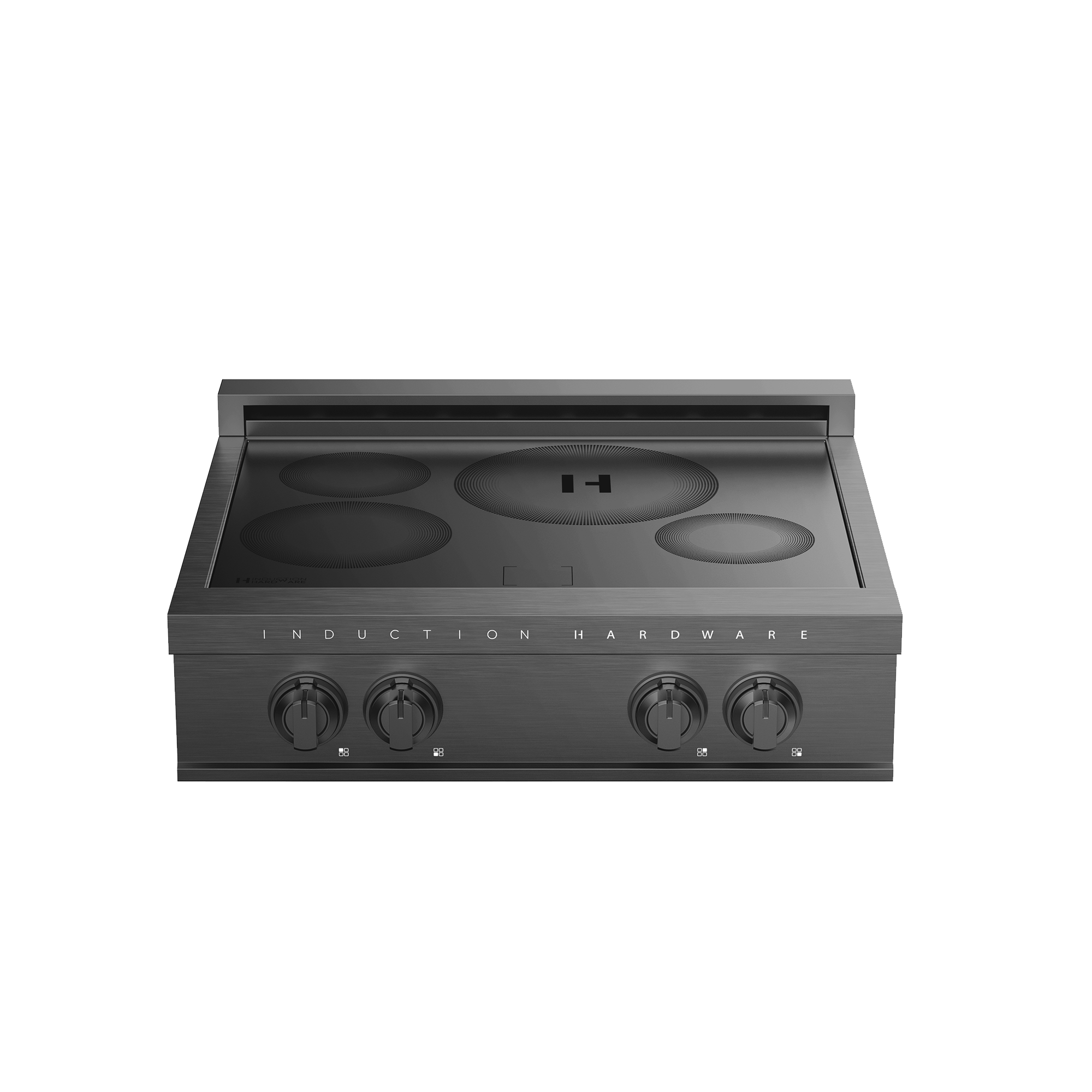 30 Inch Induction Rangetop in Black Stainless