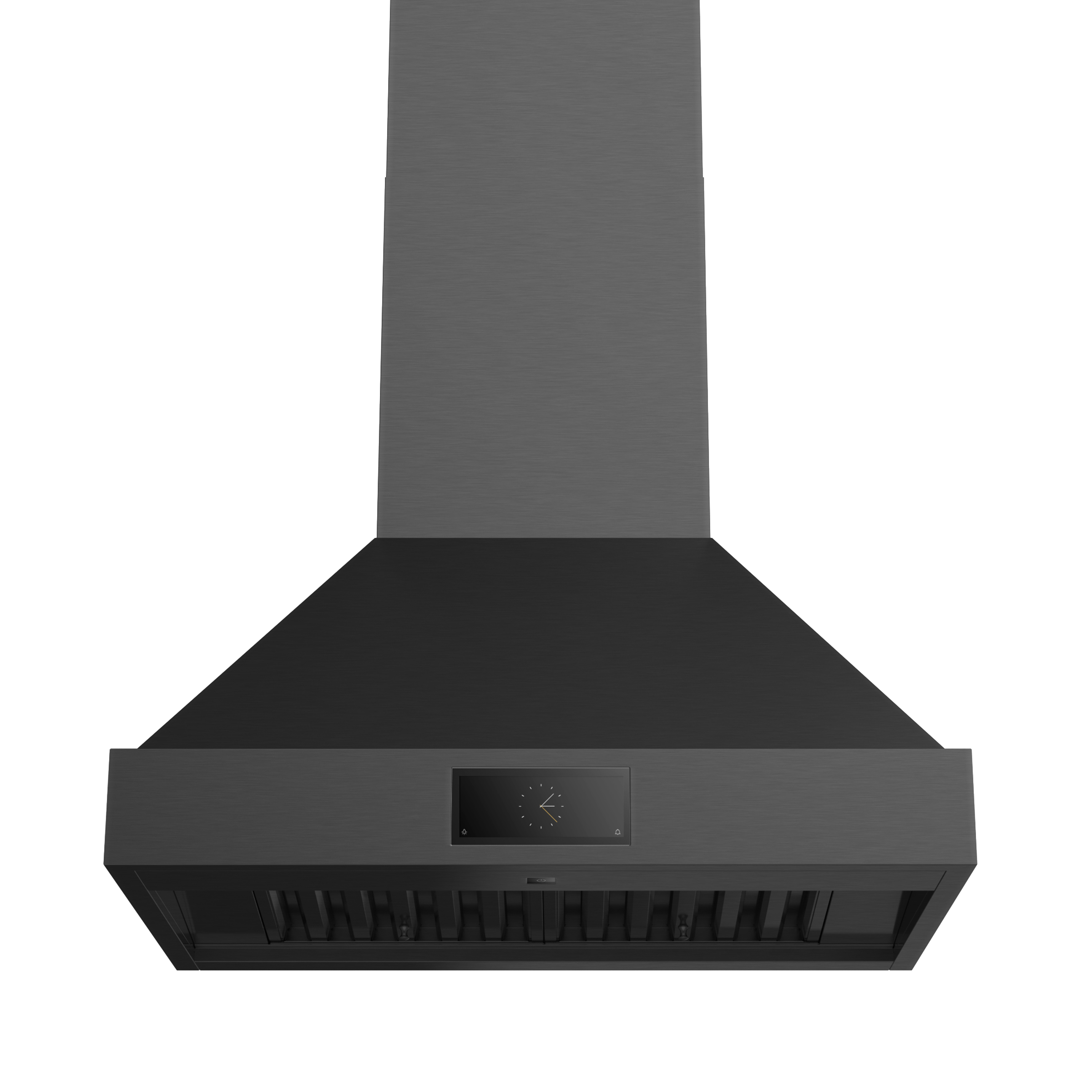 Smart 36 Inch Pyramid Wall Range Hood in Black Stainless
