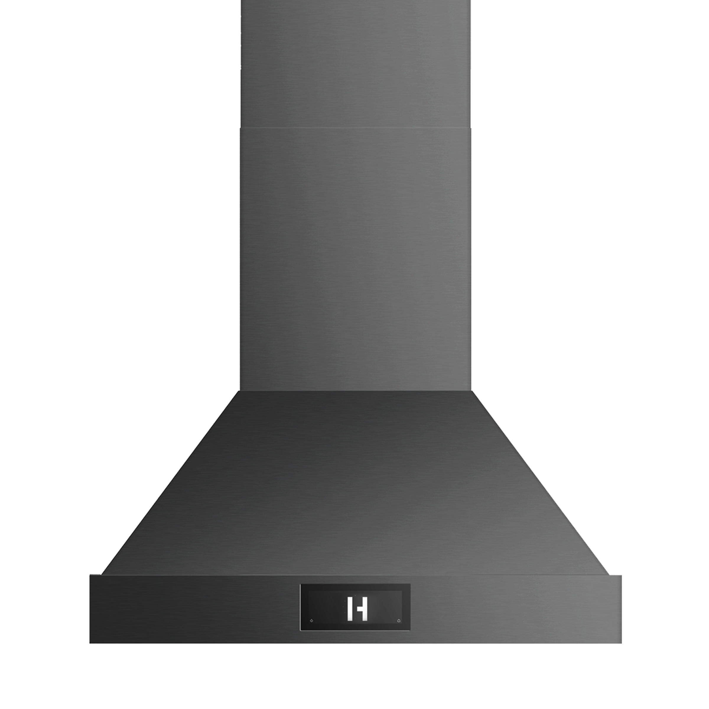 Smart 36 Inch Pyramid Wall Range Hood in Black Stainless