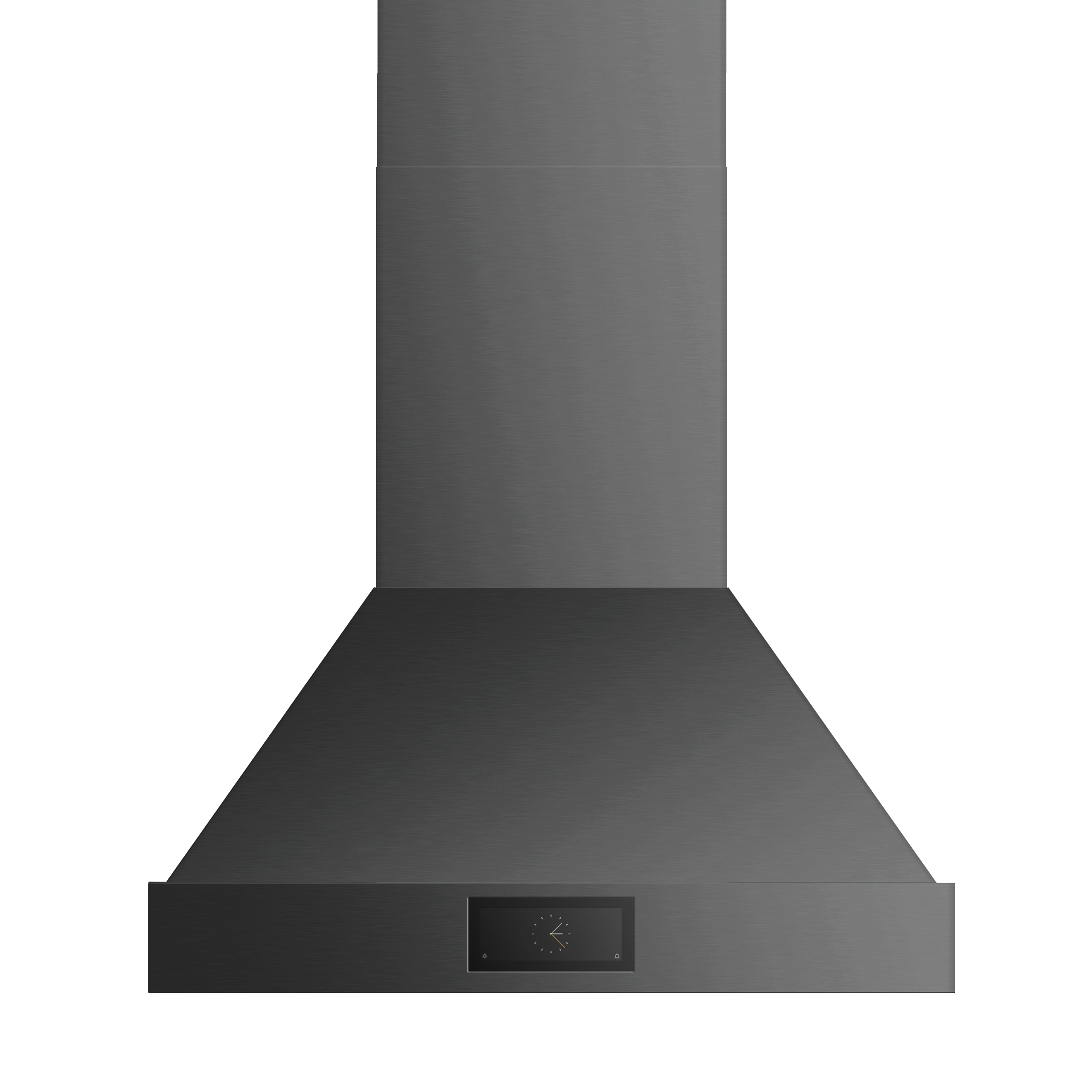 Smart 36 Inch Pyramid Wall Range Hood in Black Stainless