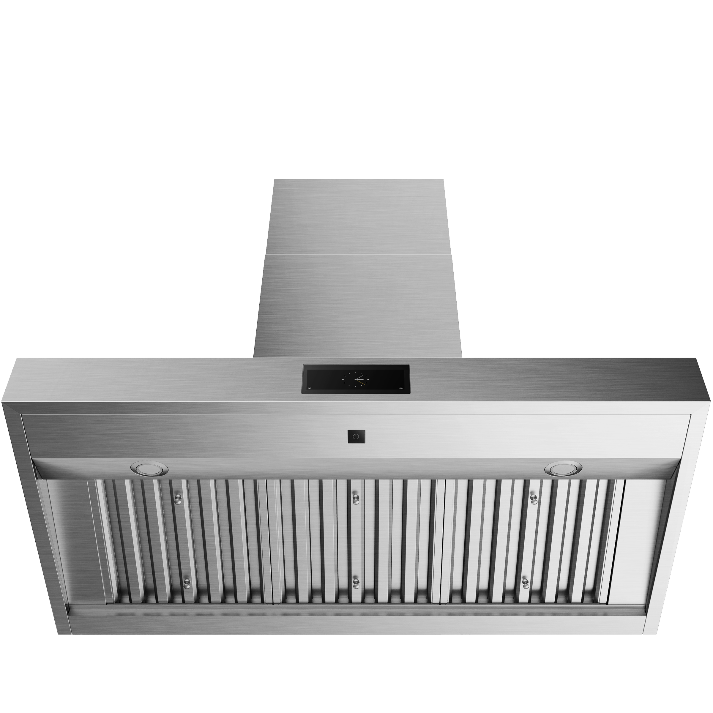 Smart 48 Inch Pyramid Wall Range Hood in Stainless Steel