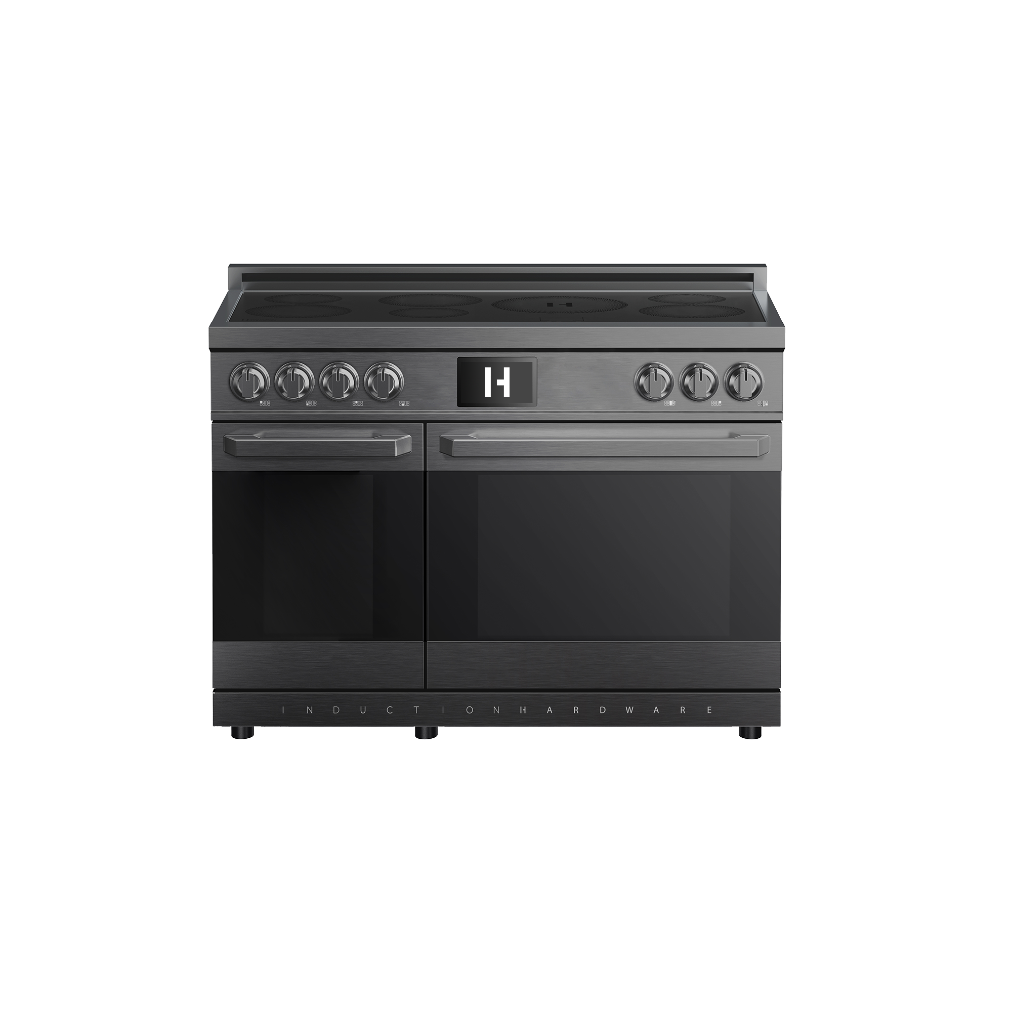 48 Inch Smart Induction Range in Black Stainless Steel