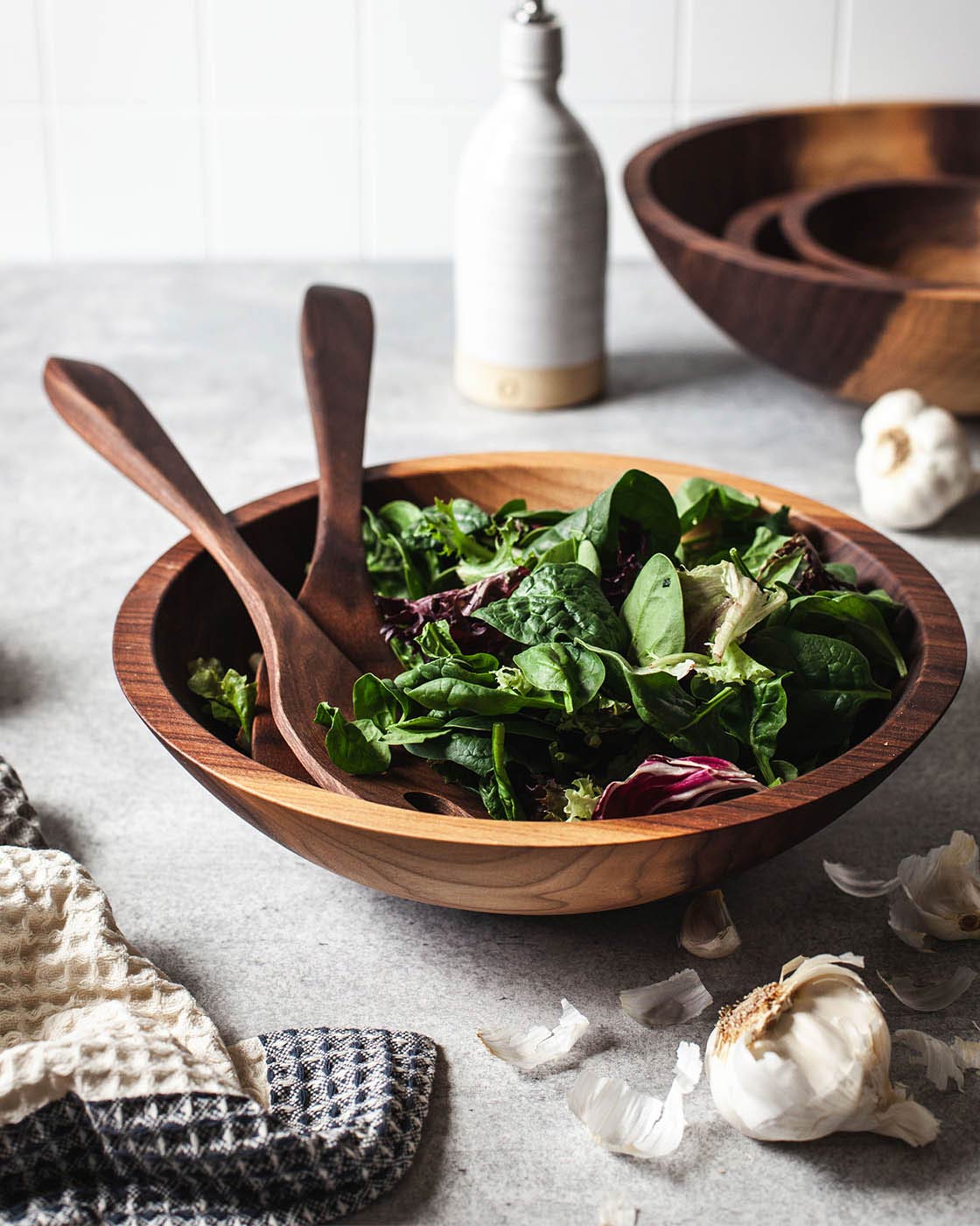 Crafted Salad Servers - Walnut