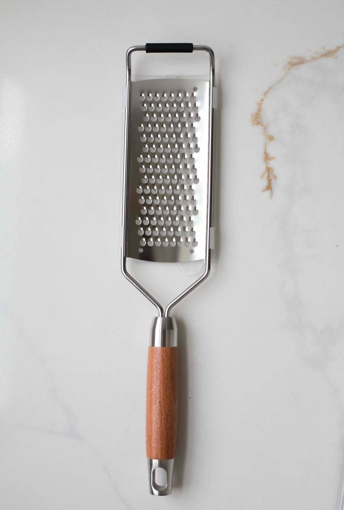 Cheese Grater with Walnut Wood Handle
