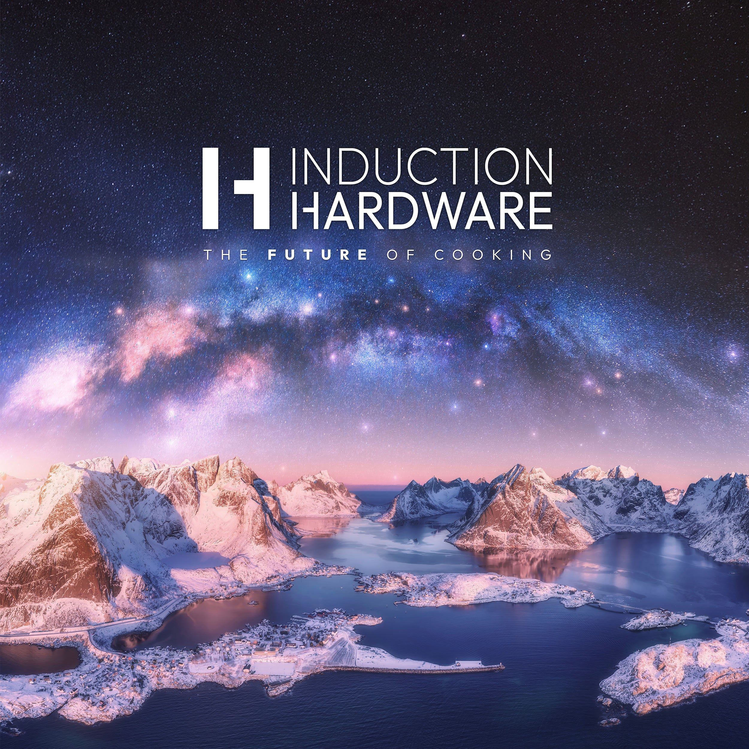 36″ Professional Induction Range – Black Stainless