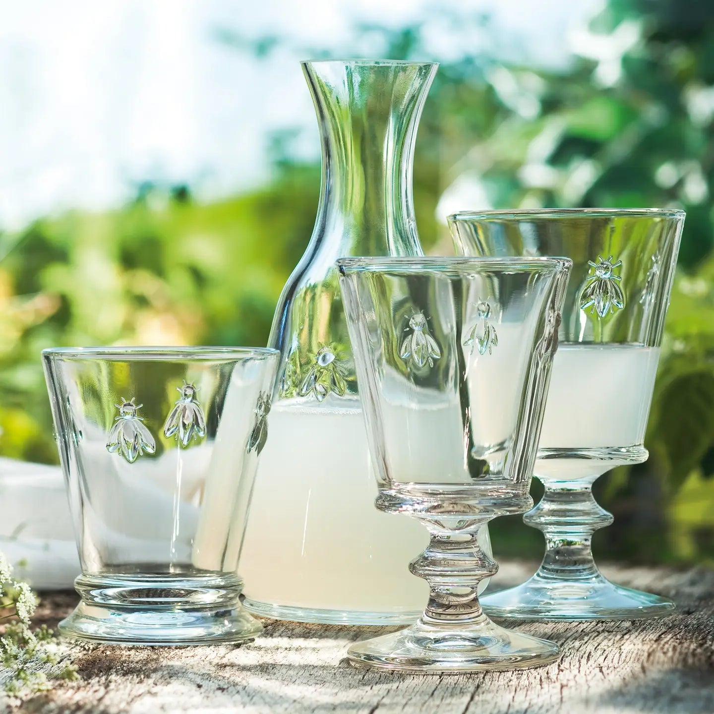 La Rochere French Bee Tumbler in Clear Glass Set of 6