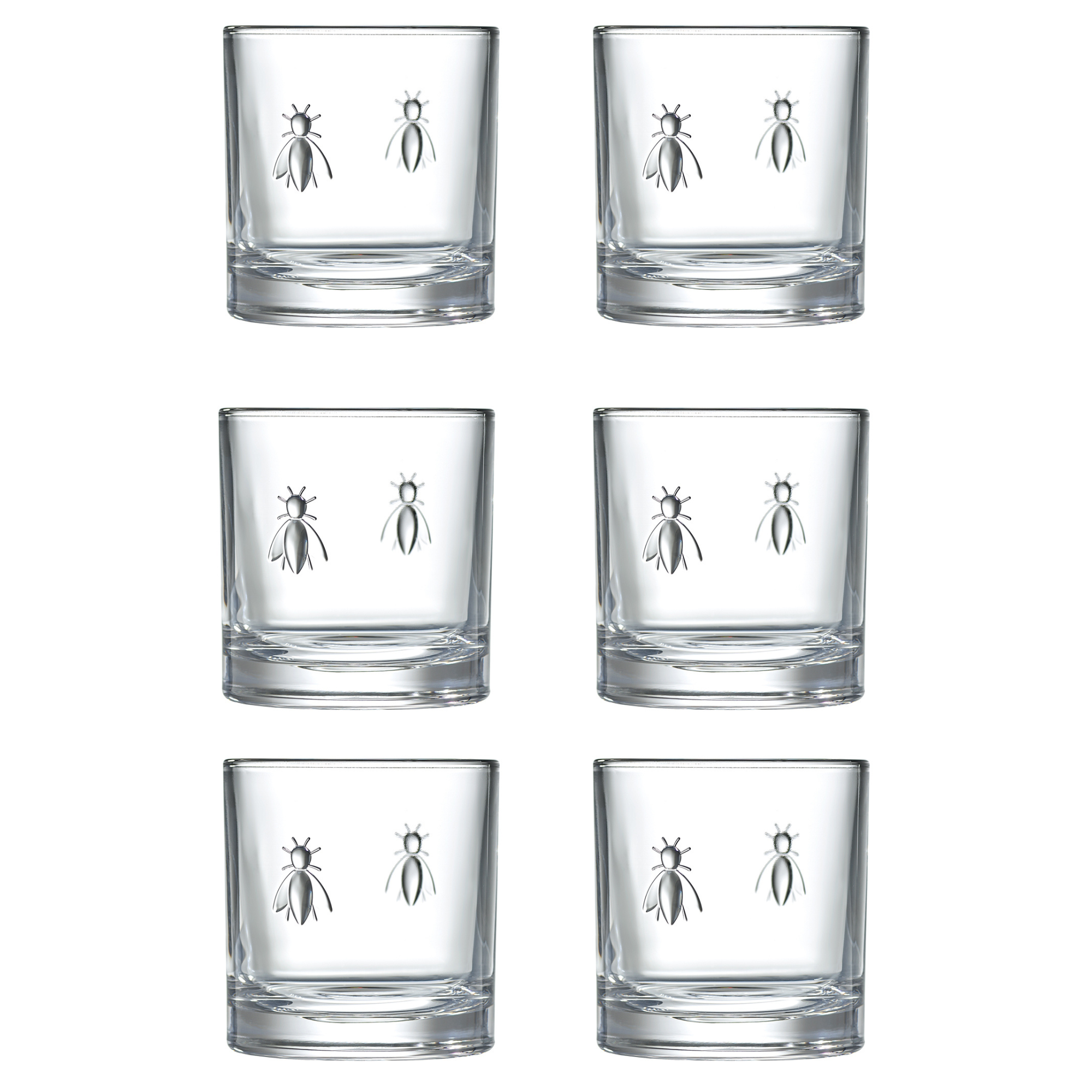 Bee Whiskey Glasses