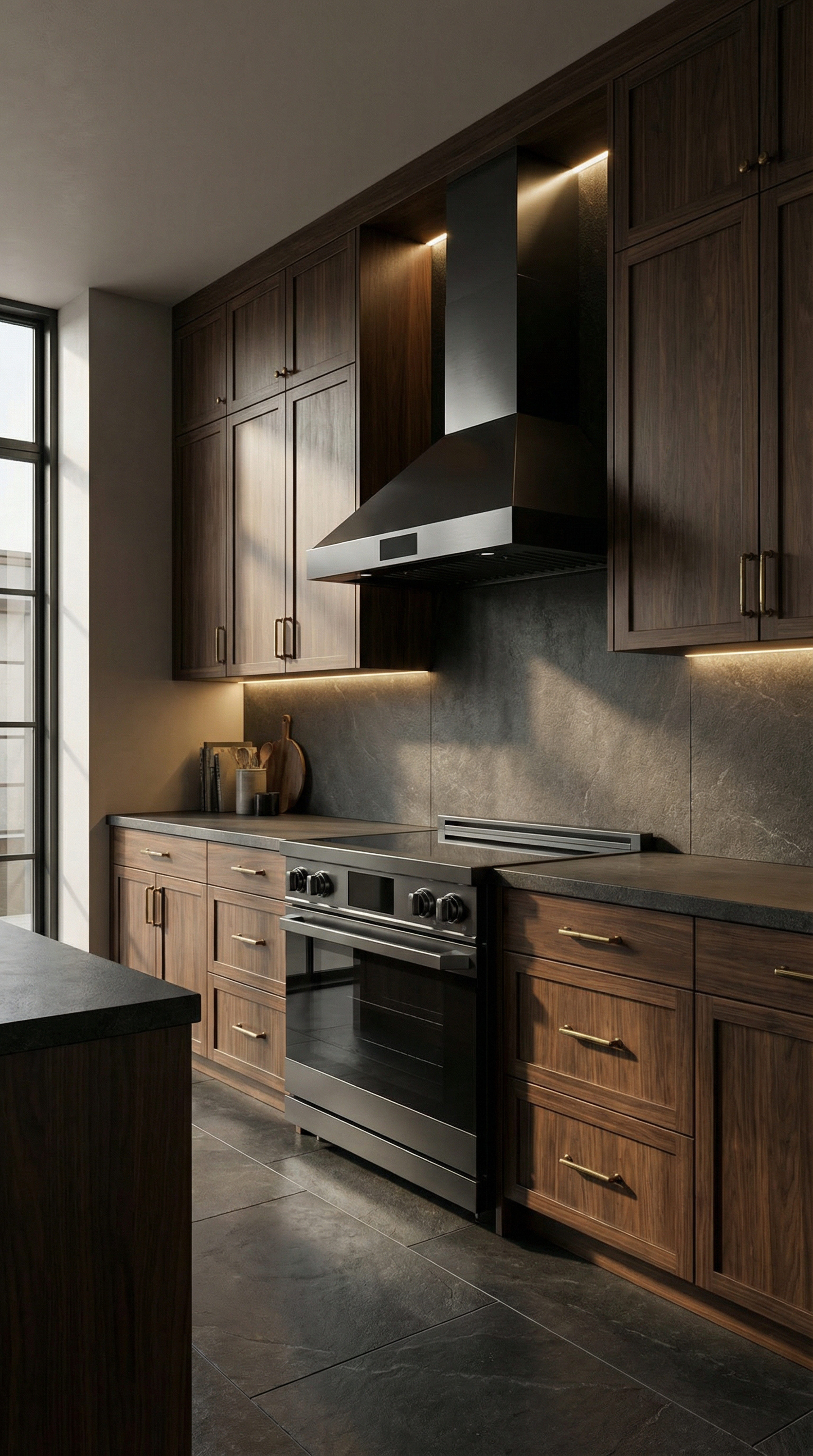 30″ Professional Induction Range – Black Stainless