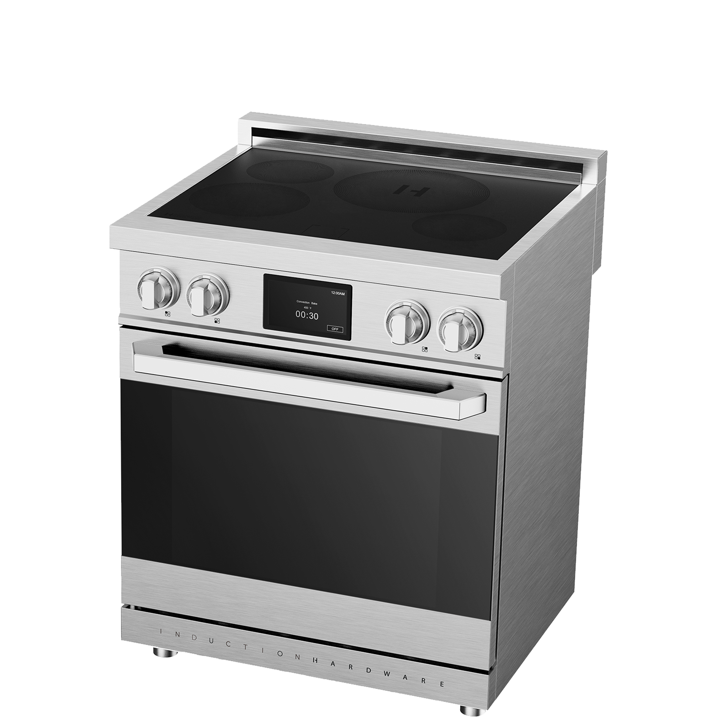 30 Inch Smart Induction Range in Stainless Steel