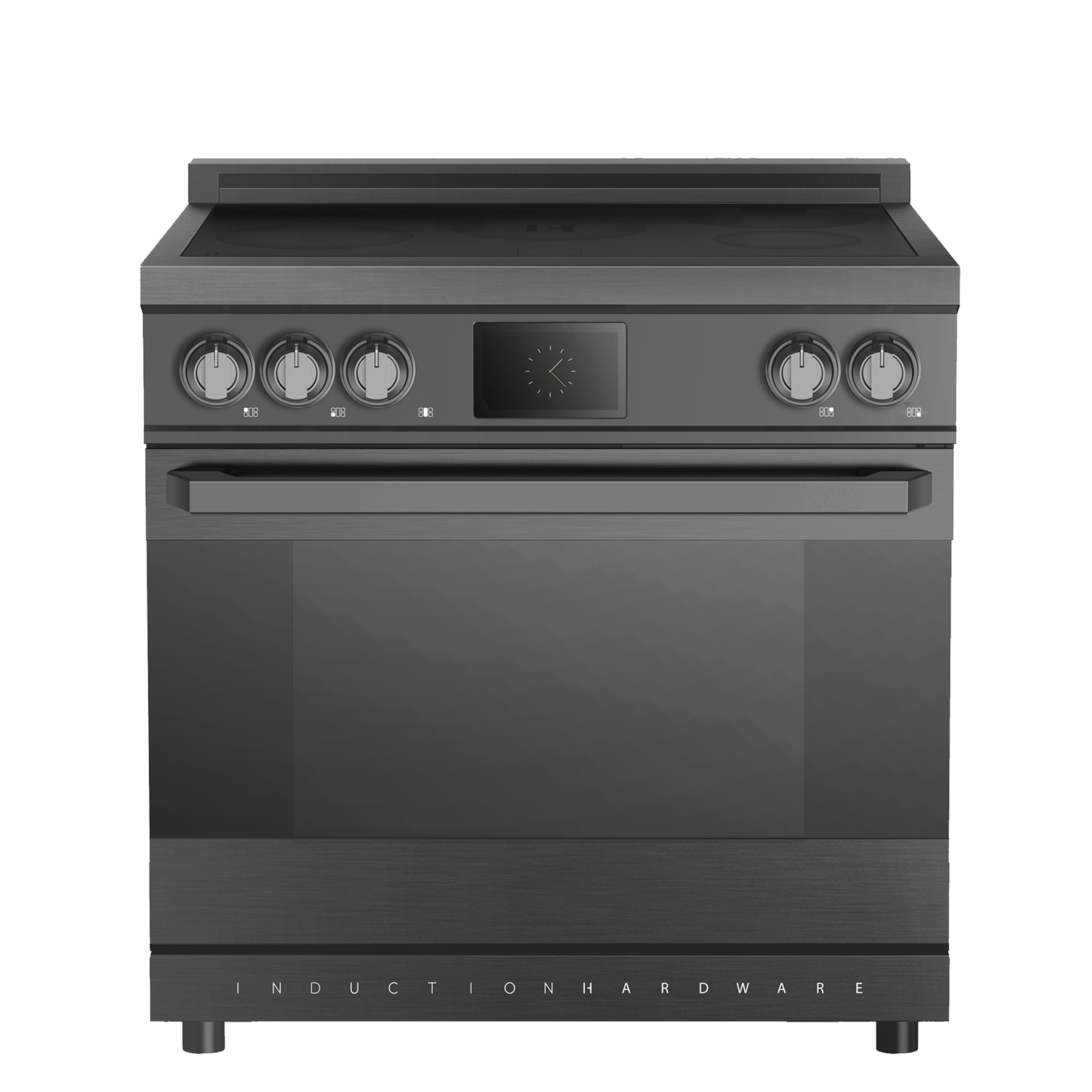 36 Inch Smart Induction Range in Black Stainless Steel