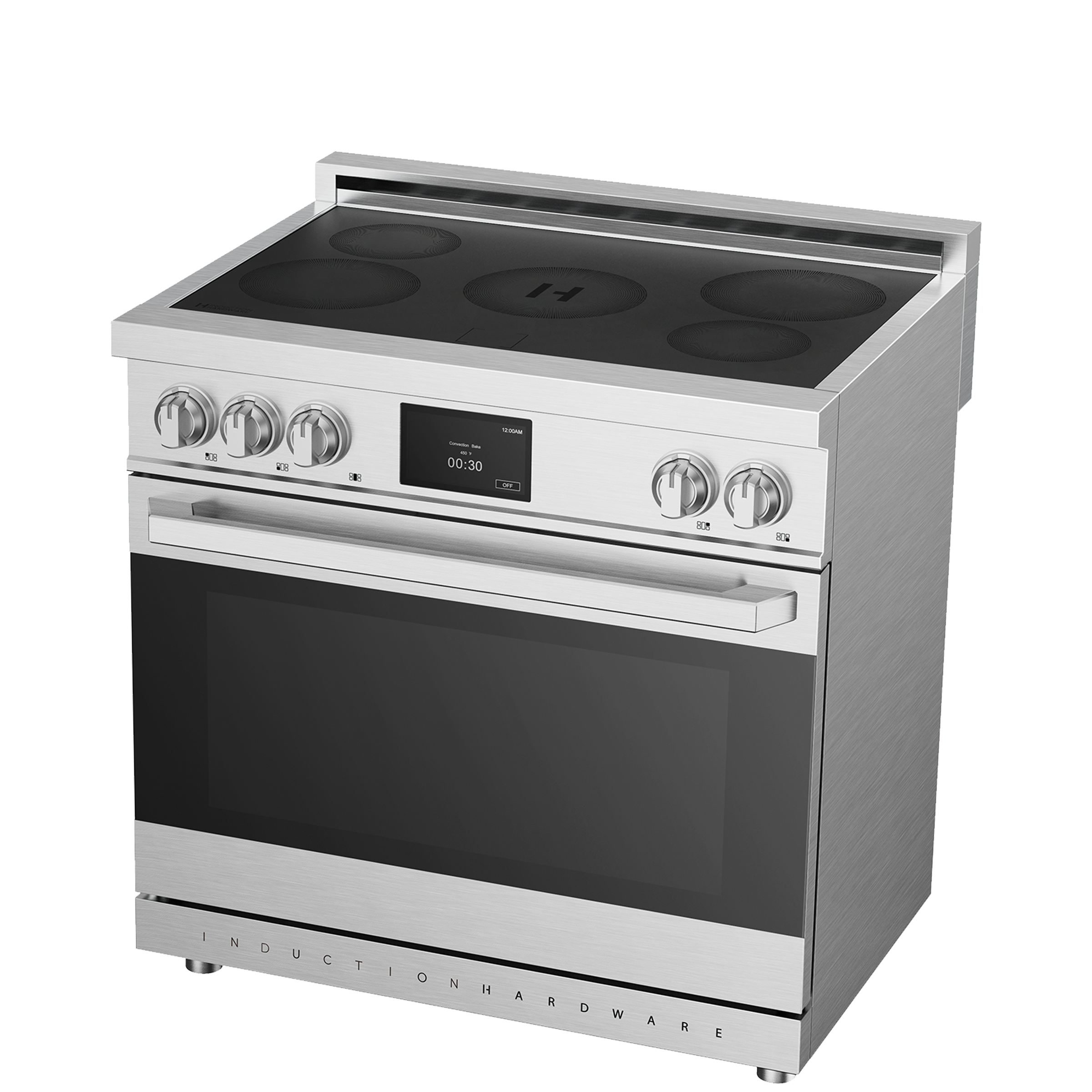 36 Inch Smart Induction Range in Stainless Steel