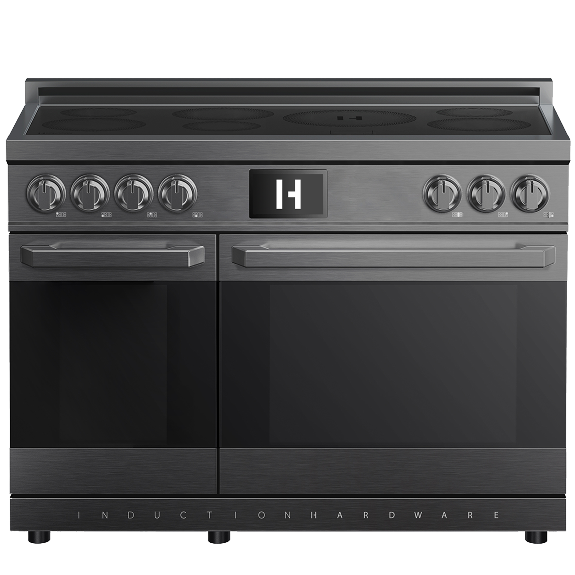 48 Inch Smart Induction Range in Black Stainless Steel