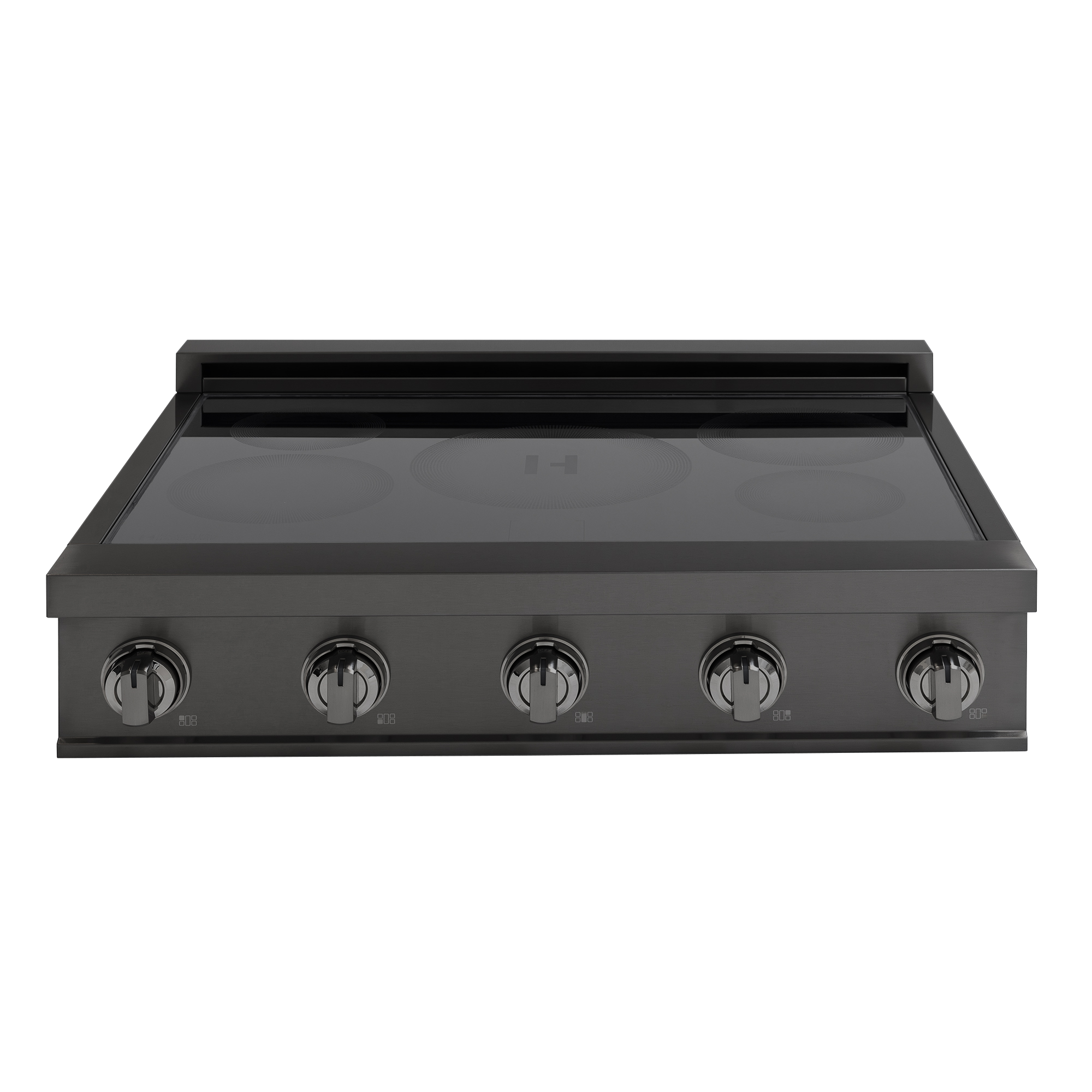 36″ Induction Cooktop – Black Steel
