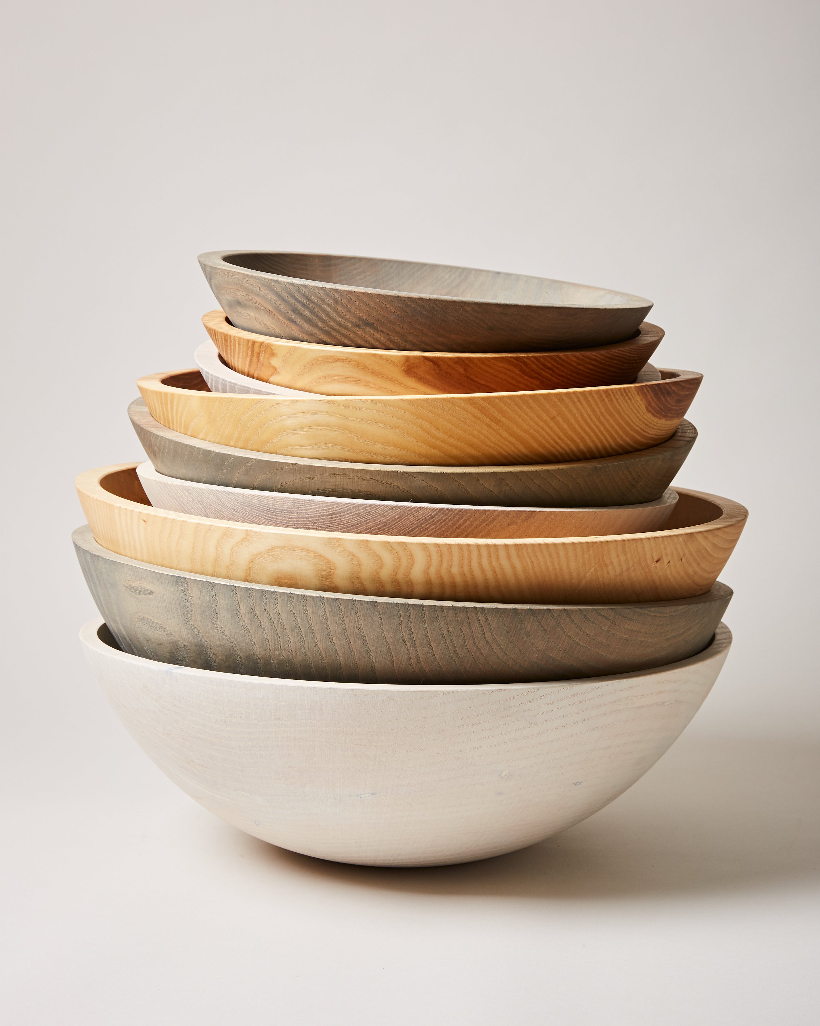 Crafted Wooden Bowls - Natural